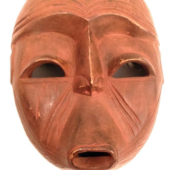 Vintage Wooden African Mask - Picture 1 of 11